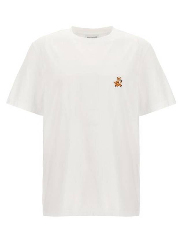 Speedy Fox Patch Comfort Short Sleeve T-Shirt White - MAISON KITSUNE - BALAAN 2