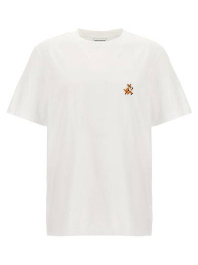 Speedy Fox Patch Comfort Short Sleeve T-Shirt White - MAISON KITSUNE - BALAAN 2