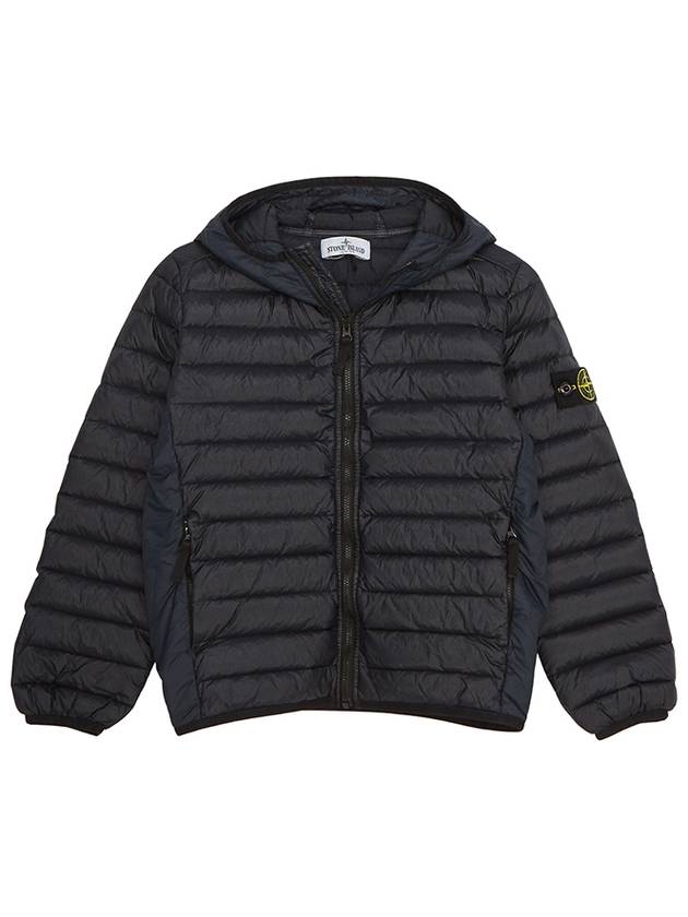 Kids Loom Woven Chambers R-Nylon Down Padding Navy - STONE ISLAND - BALAAN 3