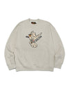 Peace and Love Bird Sweatshirts Oatmeal - OGARP - BALAAN 2