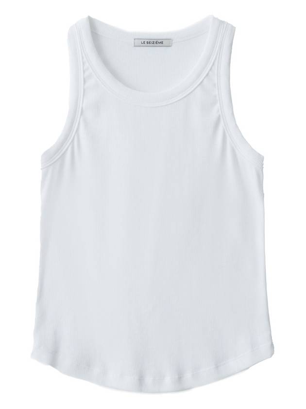 Elodie Ribbed Sleeveless White - LESEIZIEME - BALAAN 10