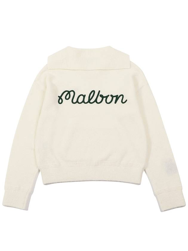 Sailor Terry Sweater IVORY WOMAN M3122PKT12IVY - MALBON GOLF - BALAAN 3