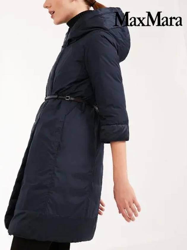 Novef Robe Reversible Padded Navy - MAX MARA - BALAAN 6