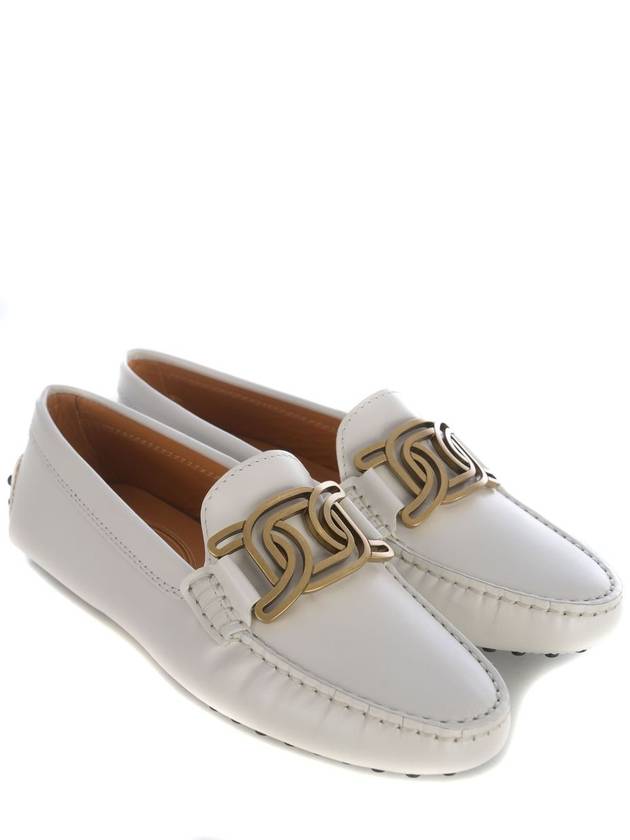 Kate Gommino Leather Driving Shoes White - TOD'S - BALAAN 3