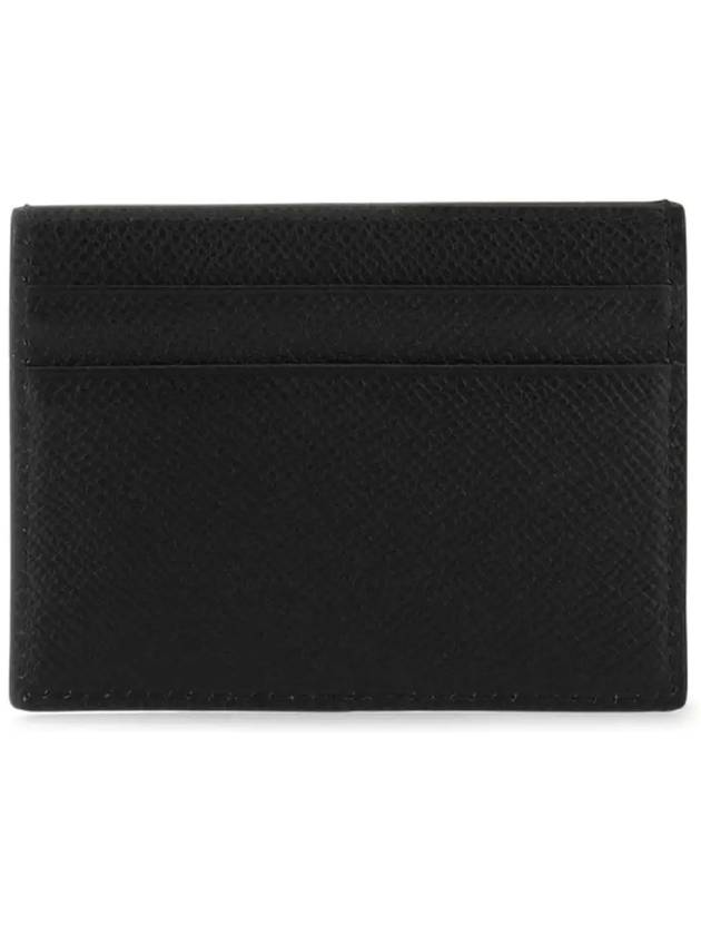 TB Logo Leather Card Wallet Black - BURBERRY - BALAAN 3