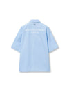 Men's Back Logo Cotton Short Sleeve Shirt Blue - WOOYOUNGMI - BALAAN 1