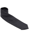 Ferragamo Men's Silk Jacquard Tie 35 0943 F NERO 0768435 - SALVATORE FERRAGAMO - BALAAN 2