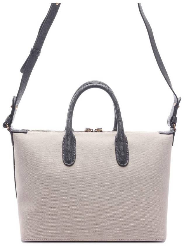 Grosgrain Loop Tote Bag Beige - THOM BROWNE - BALAAN 5