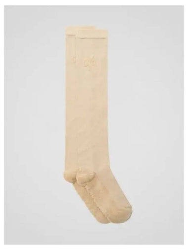 Bainsitza light beige knee socks - DUVETICA - BALAAN 1