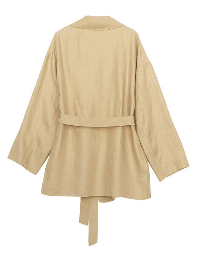 15041022650 ALPINO 001 Women s Linen Jacket - MAX MARA - BALAAN 2