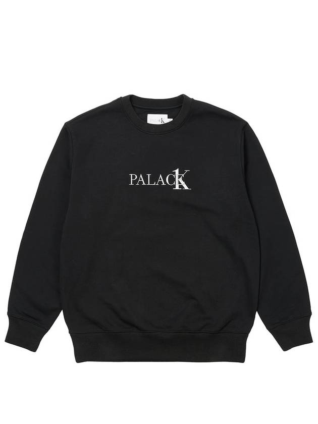 x CK1 Crew Neck Black x CK1 Crew Black - PALACE - BALAAN 1