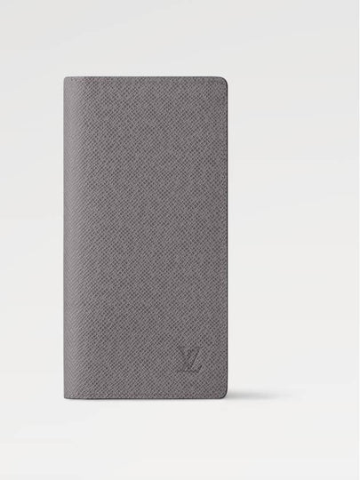 Brazza Taiga long wallet gray blue - LOUIS VUITTON - BALAAN 2