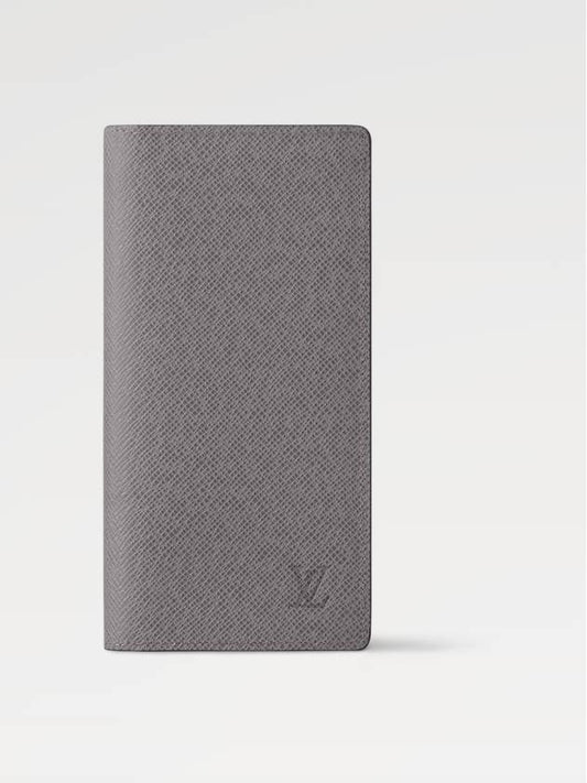 Long Wallet Brazza Taiga Gray Blue M11580 - LOUIS VUITTON - BALAAN 1