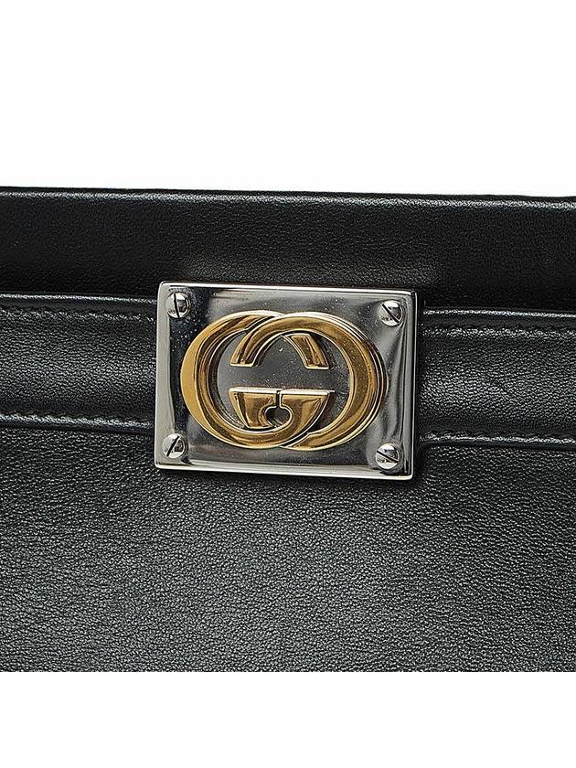 Interlocking G Medium Tote Bag Black - GUCCI - BALAAN 8