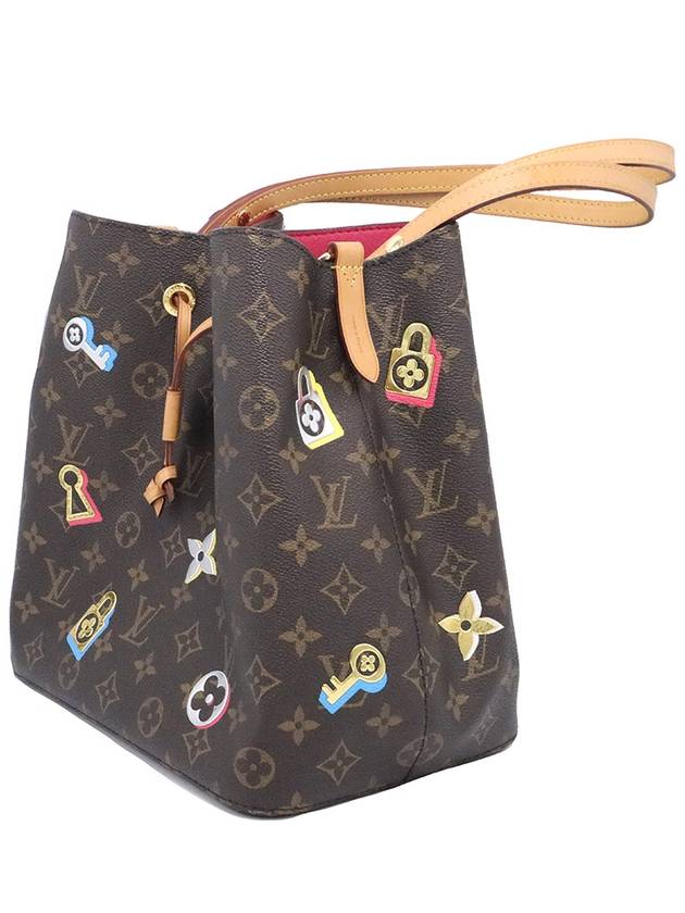 Women s Louis Vuitton M44369 Monogram Canvas Lovelock MM Bucket Bag 2WAY gt shoulder Gangbuk used luxury goods - LOUIS VUITTON - BALAAN 4