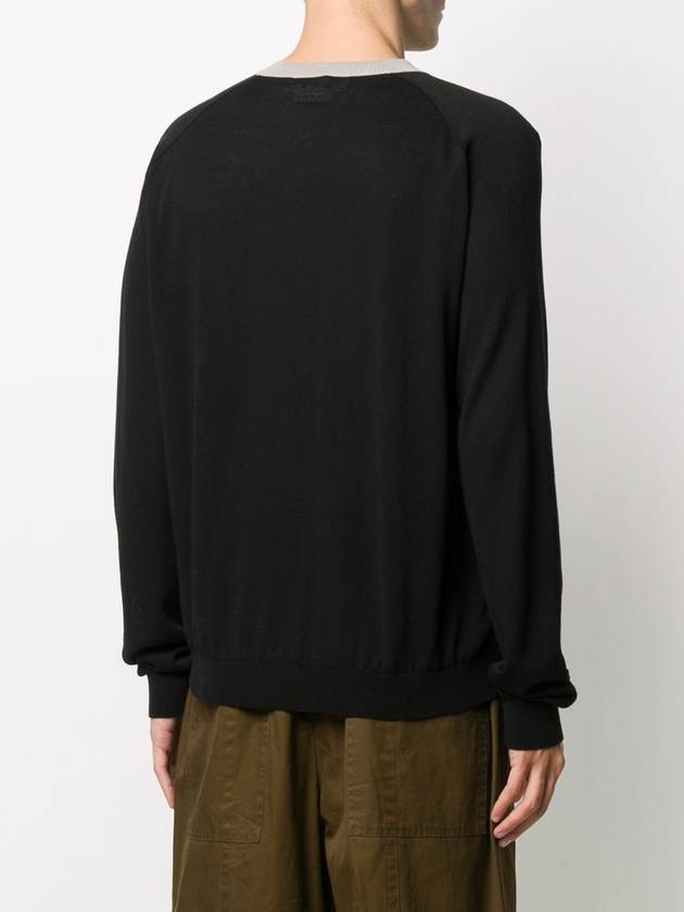 contrastpanel embroidered sweatshirt - MARNI - BALAAN 3