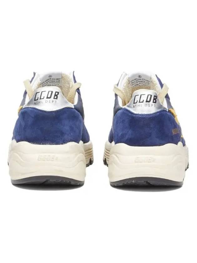 Logo Leather Low Top Sneakers Blue - GOLDEN GOOSE - BALAAN 3