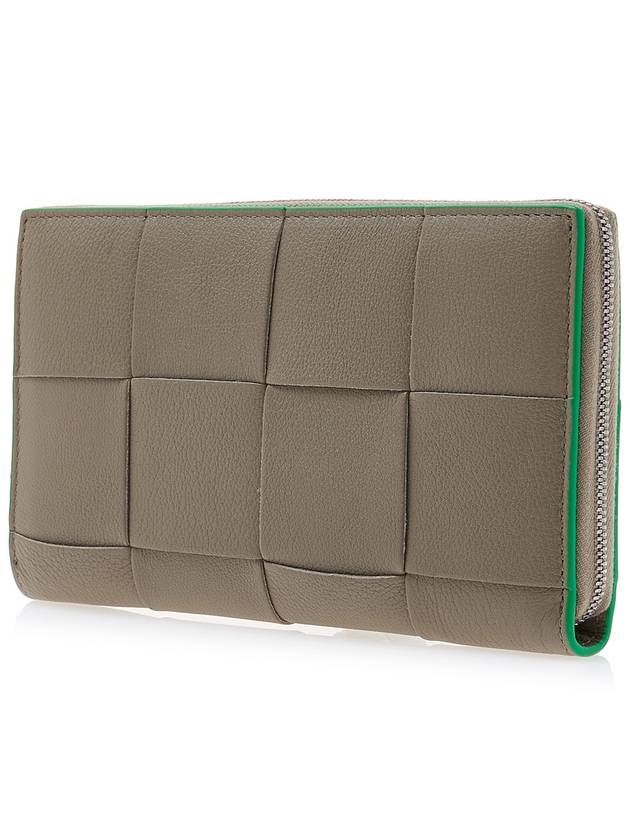 Intrecciato Zipper Around Long Wallet Cope Paraket - BOTTEGA VENETA - BALAAN 3