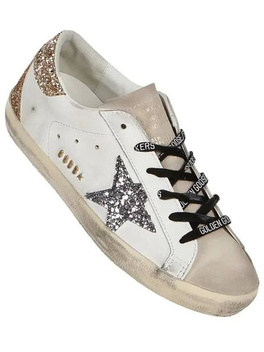 Super-Star Glittered Sneakers White - GOLDEN GOOSE - BALAAN 2