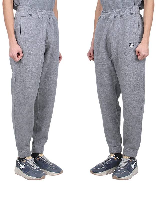 Bold Fox Head Patch Jogger Track Pants Grey - MAISON KITSUNE - BALAAN 4