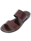 Lerins Vegetal Calfskin Slipper Dark Brown - CELINE - BALAAN 3