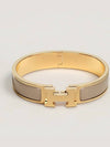 Clic H Bracelet Gold Marron Glace - HERMES - BALAAN 2