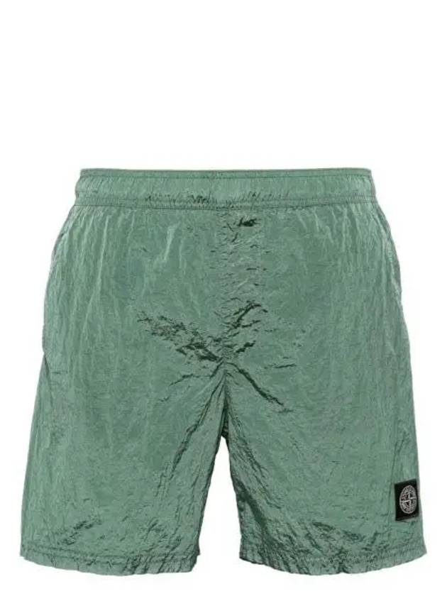 Nylon Metal Swimming Trunk Shorts Green - STONE ISLAND - BALAAN 2