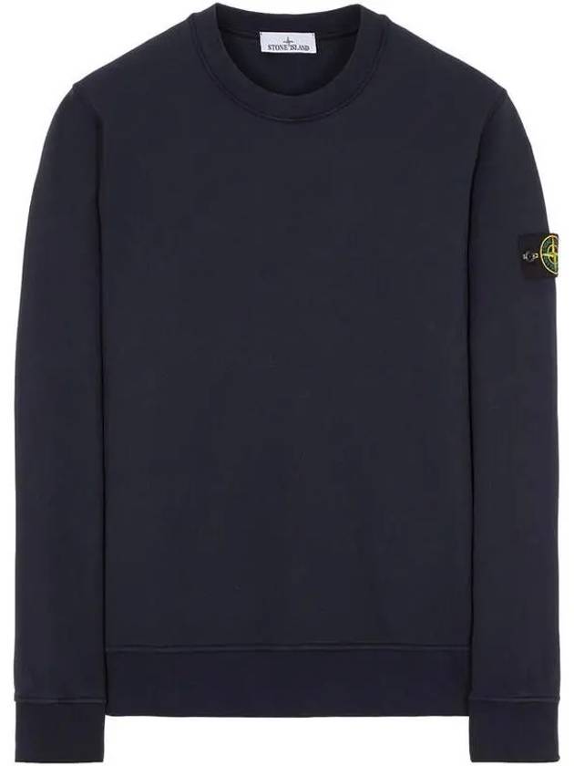 Wappen Patch Crew Neck Sweatshirt Navy - STONE ISLAND - BALAAN 2