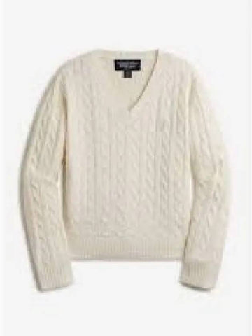 Cashmere cricket sweater beige 1236764 - POLO RALPH LAUREN - BALAAN 1