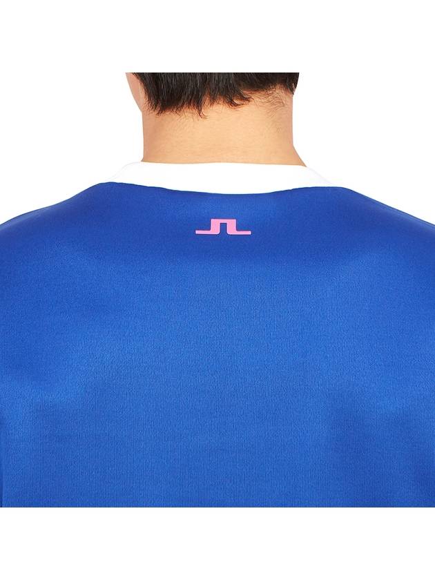 Jones Jones Crew Neck Sweatshirt Blue Pink - J.LINDEBERG - BALAAN 8