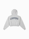 Retro Full Zip Hoodie Gray 10026150 A02 - CONVERSE - BALAAN 1