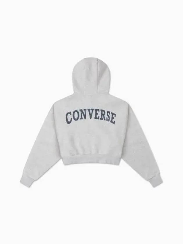 Retro Full Zip Hoodie Gray 10026150 A02 - CONVERSE - BALAAN 1