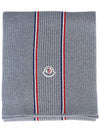 Patch logo three stripe wool muffler 3C00007 M1131 981 - MONCLER - BALAAN 4