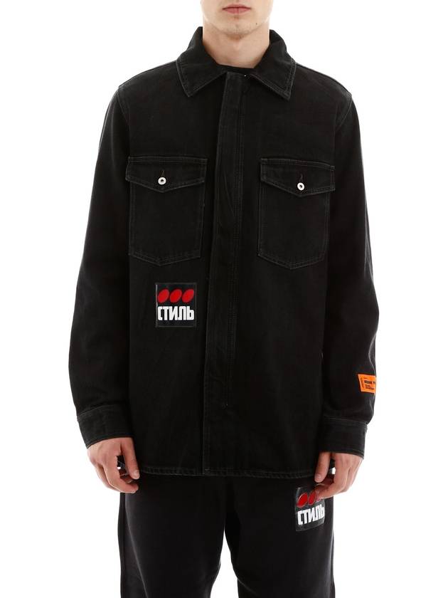 Men's Denim Jacket HMYD002F 19797004 7888 - HERON PRESTON - BALAAN 3