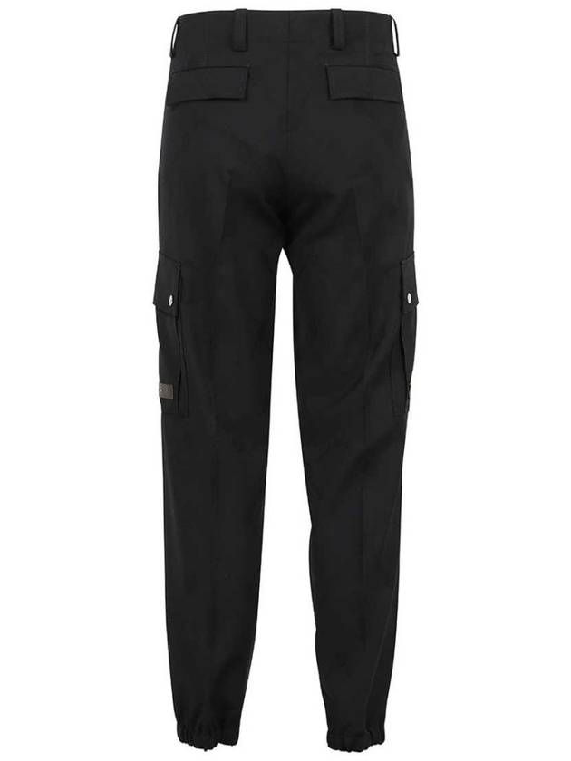 Men's Black Wool Cargo Jogger Pants R20TCU68 - BERLUTI - BALAAN 3