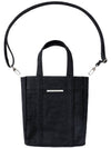 Mini Denim Tote Bag Black - C WEAR BY THE GENIUS - BALAAN 7