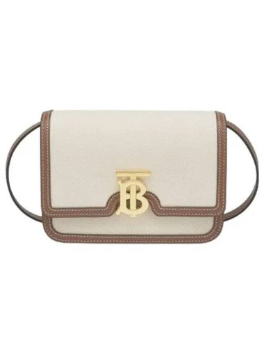 canvas cross bag beige - BURBERRY - BALAAN 1