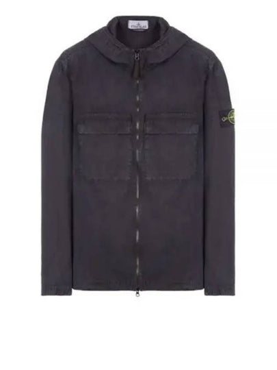 Wappen Old Effect Hooded Jacket Navy - STONE ISLAND - BALAAN 2