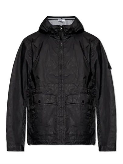 Membrana 3L TC Hooded Jacket Black - STONE ISLAND - BALAAN 2