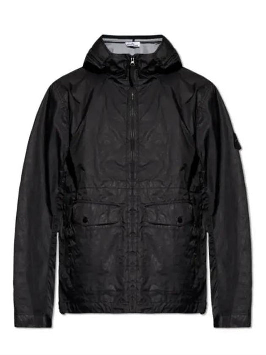 Membrana 3L TC Hooded Jacket Black - STONE ISLAND - BALAAN 2