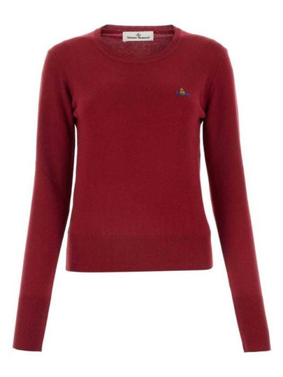 ORB Logo Knit Top Red - VIVIENNE WESTWOOD - BALAAN 2