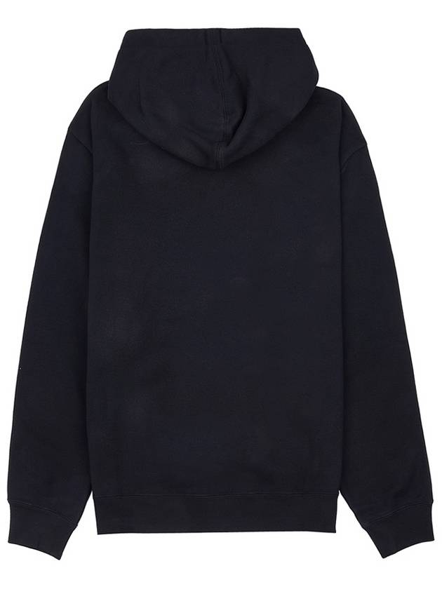 Logo Hoodie Black - SAINT LAURENT - BALAAN 3