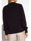 Crew Neck Knit Top Brown - FENDI - BALAAN 3