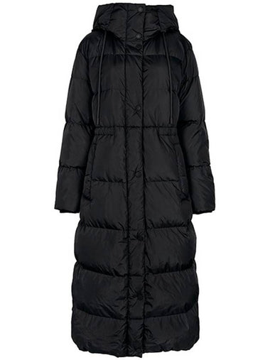 Black Dolly Hooded Long Down Jacket 004 00468 - MAX MARA - BALAAN 1