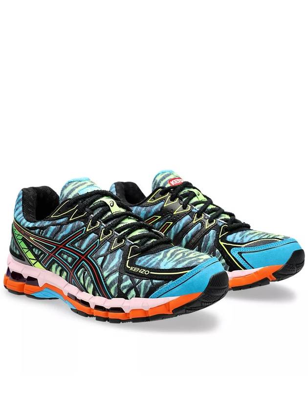 Gel Kayano 20 Low Top Sneakers Black Digital Aqua - ASICS - BALAAN 3