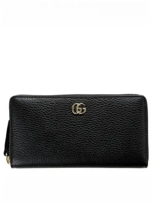 GG Marmont Zipper Long Wallet Black - GUCCI - BALAAN 2