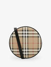 Lewis Check Pattern Round Cross Bag Beige - BURBERRY - BALAAN 4