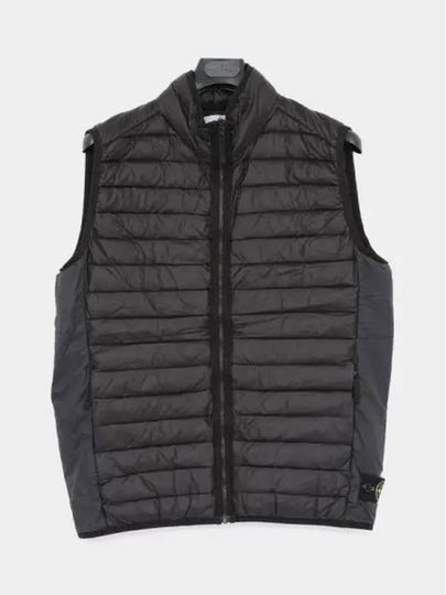 Kids Wappen Logo Padding Vest Black - STONE ISLAND - BALAAN 2