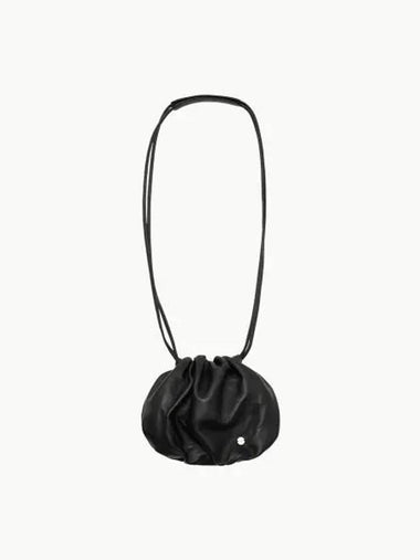 LEATHER MINI BAG BLACK - AMOMENTO - BALAAN 1