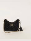 Matelasse Nappa Leather Shoulder Bag Black - MIU MIU - BALAAN 2